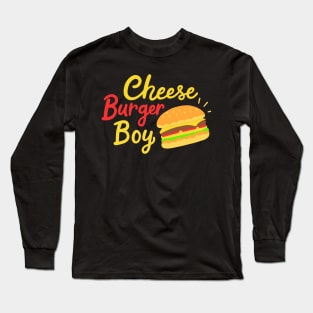 Cheeseburger Boy Long Sleeve T-Shirt